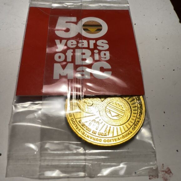 McDonalds 50 Years Of Big Mac Collectors Limited Edition MacCoin! 2008-2018 New - Picture 4 of 5